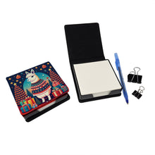 Load image into Gallery viewer, Llama Christmas PU Leather Note Paper Holder