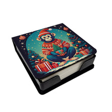 Load image into Gallery viewer, Monkey Christmas PU Leather Note Paper Holder
