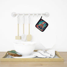 Load image into Gallery viewer, Monkey Christmas Pot Holders - Set of 2 Decorative Kitchen Helpers | Made in the USA