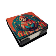 Load image into Gallery viewer, Monkey Christmas PU Leather Note Paper Holder