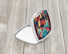 Load image into Gallery viewer, Moose Christmas Compact Mirror – Stylish Purse Mirror with Artistic Covers