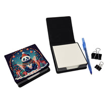 Load image into Gallery viewer, Panda Christmas PU Leather Note Paper Holder