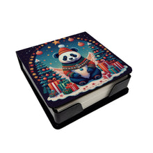 Load image into Gallery viewer, Panda Christmas PU Leather Note Paper Holder
