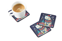 Load image into Gallery viewer, Polar Bear Christmas Foam Coaster