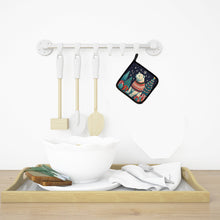 Load image into Gallery viewer, Polar Bear Christmas Pot Holders - Set of 2 Decorative Kitchen Helpers | Made in the USA