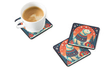 Load image into Gallery viewer, Polar Bear Christmas Foam Coaster