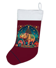 Load image into Gallery viewer, Rhinoceros Christmas Christmas Stocking