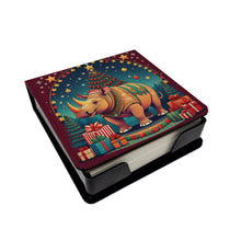 Load image into Gallery viewer, Rhinoceros Christmas PU Leather Note Paper Holder