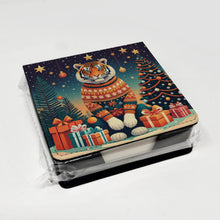 Load image into Gallery viewer, Tiger Christmas PU Leather Note Paper Holder