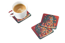 Load image into Gallery viewer, Tiger Christmas Foam Coaster