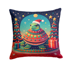 Load image into Gallery viewer, Turtle Christmas Throw Pillow - 14x14 Decorative Pillow – Art for Your Home &amp; Patio