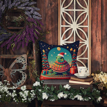 Load image into Gallery viewer, Turtle Christmas Fabric Decorative Pillow