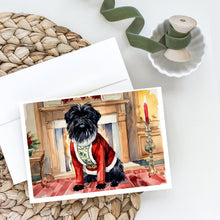 Load image into Gallery viewer, Affenpinscher Christmas Greeting Cards -  Blank Note Cards – 8-Pack of Artist-Designed Cards with Envelopes