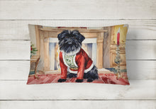 Load image into Gallery viewer, Affenpinscher Christmas Fabric Decorative Pillow