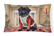 Load image into Gallery viewer, Affenpinscher Christmas Fabric Decorative Pillow