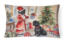Load image into Gallery viewer, Affenpinscher Christmas Fabric Decorative Pillow