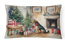 Load image into Gallery viewer, Airedale Terrier Christmas Fabric Decorative Pillow