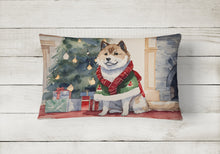 Load image into Gallery viewer, Akita Christmas Fabric Decorative Pillow