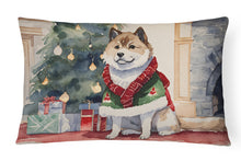 Load image into Gallery viewer, Akita Christmas Fabric Decorative Pillow