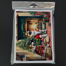 Load image into Gallery viewer, Akita Christmas Greeting Cards -  Blank Note Cards – 8-Pack of Artist-Designed Cards with Envelopes