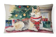 Load image into Gallery viewer, Akita Christmas Fabric Decorative Pillow