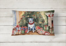 Load image into Gallery viewer, Pit Bull Terrier Christmas Fabric Decorative Pillow