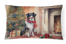 Load image into Gallery viewer, Australian Shepherd Christmas Fabric Decorative Pillow