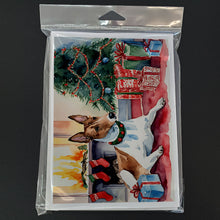 Load image into Gallery viewer, Basenji Christmas Greeting Cards -  Blank Note Cards – 8-Pack of Artist-Designed Cards with Envelopes