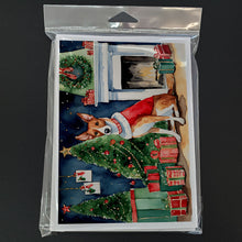 Load image into Gallery viewer, Basenji Christmas Greeting Cards -  Blank Note Cards – 8-Pack of Artist-Designed Cards with Envelopes