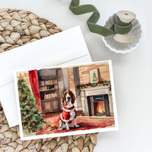 Load image into Gallery viewer, Basset Hound Christmas Greeting Cards -  Blank Note Cards – 8-Pack of Artist-Designed Cards with Envelopes