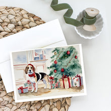 Load image into Gallery viewer, Beagle Christmas Greeting Cards -  Blank Note Cards – 8-Pack of Artist-Designed Cards with Envelopes