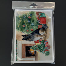 Load image into Gallery viewer, Belgian Tervuren Christmas Greeting Cards -  Blank Note Cards – 8-Pack of Artist-Designed Cards with Envelopes