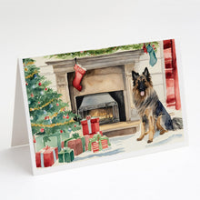 Load image into Gallery viewer, Belgian Tervuren Christmas Greeting Cards -  Blank Note Cards – 8-Pack of Artist-Designed Cards with Envelopes
