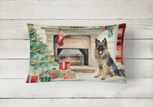 Load image into Gallery viewer, Belgian Tervuren Christmas Fabric Decorative Pillow