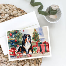 Load image into Gallery viewer, Bernese Mountain Dog Christmas Greeting Cards -  Blank Note Cards – 8-Pack of Artist-Designed Cards with Envelopes