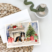 Load image into Gallery viewer, Bernese Mountain Dog Christmas Greeting Cards -  Blank Note Cards – 8-Pack of Artist-Designed Cards with Envelopes
