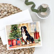 Load image into Gallery viewer, Bernese Mountain Dog Christmas Greeting Cards -  Blank Note Cards – 8-Pack of Artist-Designed Cards with Envelopes