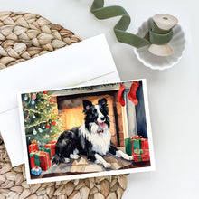 Load image into Gallery viewer, Border Collie Christmas Greeting Cards -  Blank Note Cards – 8-Pack of Artist-Designed Cards with Envelopes