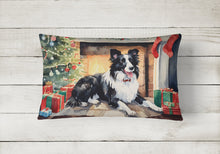 Load image into Gallery viewer, Border Collie Christmas Fabric Decorative Pillow