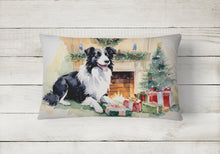 Load image into Gallery viewer, Border Collie Christmas Fabric Decorative Pillow