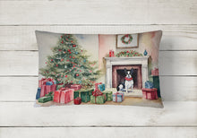 Load image into Gallery viewer, Boston Terrier Christmas Fabric Decorative Pillow