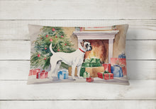 Load image into Gallery viewer, White Boxer Christmas Fabric Decorative Pillow