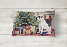Load image into Gallery viewer, White Boxer Christmas Fabric Decorative Pillow