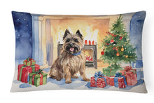Load image into Gallery viewer, Cairn Terrier Christmas Fabric Decorative Pillow