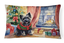 Load image into Gallery viewer, Cairn Terrier Christmas Fabric Decorative Pillow
