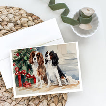 Load image into Gallery viewer, Cavalier Spaniel Christmas Greeting Cards -  Blank Note Cards – 8-Pack of Artist-Designed Cards with Envelopes