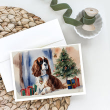 Load image into Gallery viewer, Cavalier Spaniel Christmas Greeting Cards -  Blank Note Cards – 8-Pack of Artist-Designed Cards with Envelopes