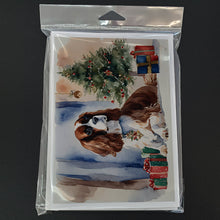 Load image into Gallery viewer, Cavalier Spaniel Christmas Greeting Cards -  Blank Note Cards – 8-Pack of Artist-Designed Cards with Envelopes
