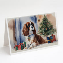 Load image into Gallery viewer, Cavalier Spaniel Christmas Greeting Cards -  Blank Note Cards – 8-Pack of Artist-Designed Cards with Envelopes