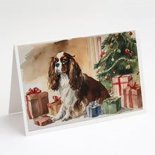 Load image into Gallery viewer, Cavalier Spaniel Christmas Greeting Cards -  Blank Note Cards – 8-Pack of Artist-Designed Cards with Envelopes